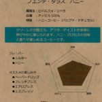 辻本珈琲:コスタリカ プエンテ・タラス ティピカ ハニー