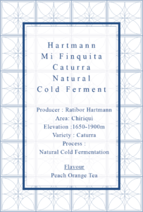 Definitive.：パナマ ミ・フィンキータ カツーラ コールド・ファーメンテーション