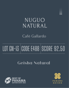 Definitive.：パナマ ヌグオ ナチュラル ベスト・オブ・パナマ 2023年 ゲイシャ ナチュラル部門 第13位