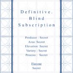 Definitive.:Blind Tasting Subscription 2024年5月