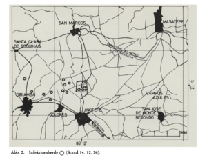 ニカラグアにおけるコーヒーさび病菌の初発生(1976年)
