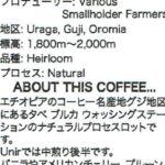 ウニール:エチオピア グジ タベ ブルカ