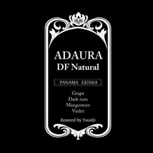 Youshi Coffee:パナマ アダウラ ゲイシャ ダブル・ファーメンテーション ナチュラル