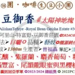 Twang Coffee 團咖啡:台湾 豆御香藝伎莊園(ロイヤル・ビーン・ゲイシャ・エステート) ゲイシャ ナチュラル #302