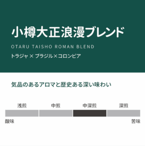 可否茶館：小樽大正浪漫ブレンド