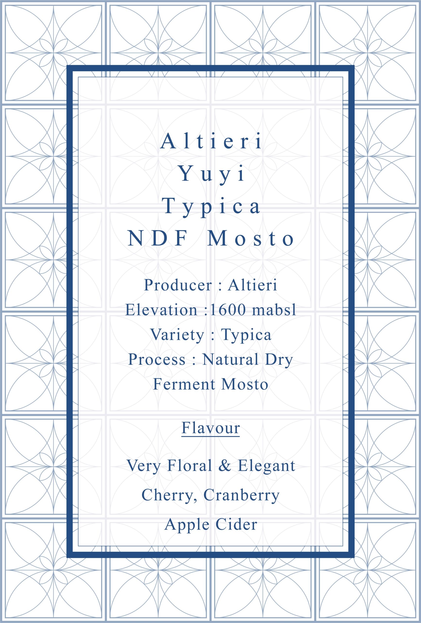 Definitive.：パナマ アルティエリ ユイ ティピカ ナチュラル・ドライ・ファーメント モスト