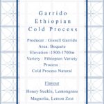 Definitive.：パナマ ガリード エチオピアン コールド・プロセス